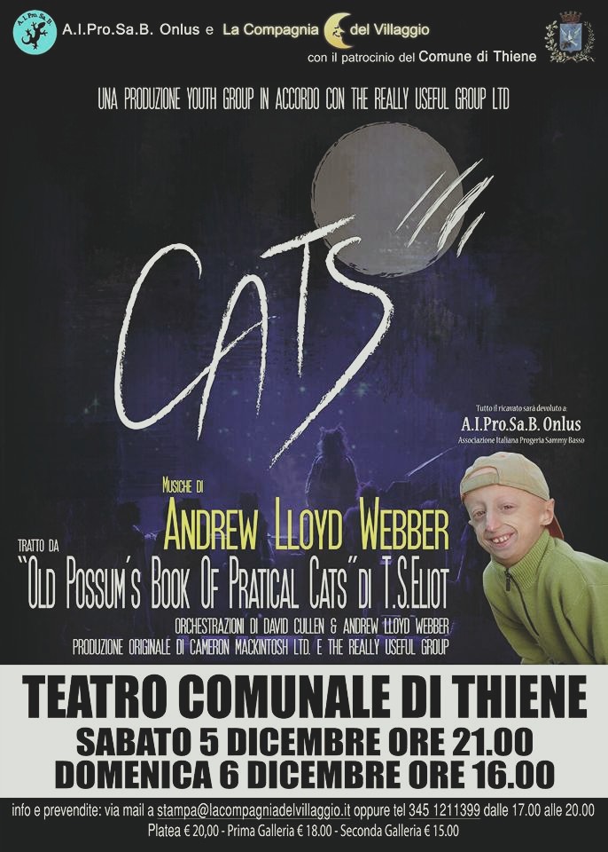 Spettacolo Cats - Thiene Dicembre 2015 - La Compagania del villaggio