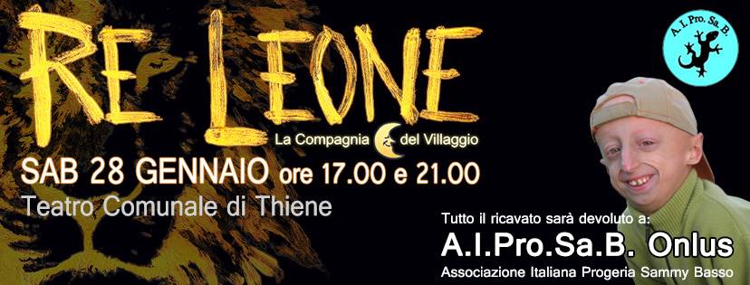 Re Leone - Eventi Thiene gennaio 2017 - La Compagnia del Villaggio